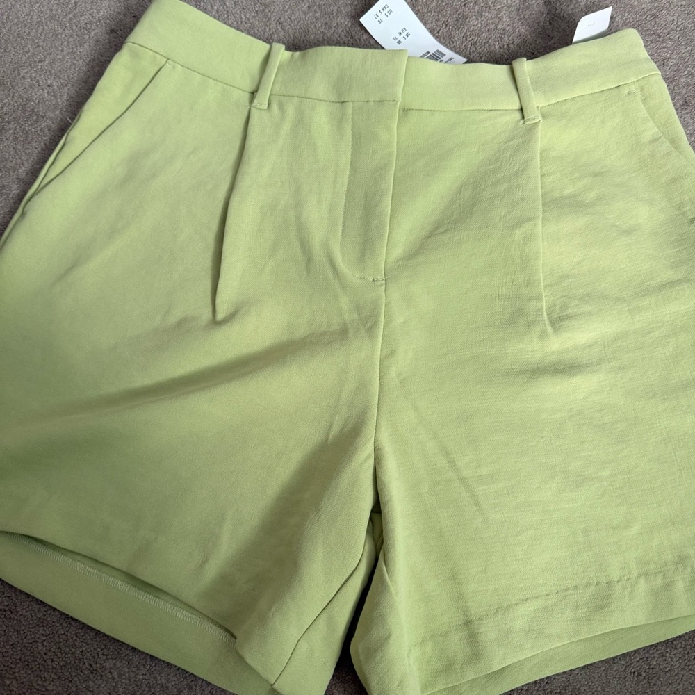 Abercrombie tailored shorts green